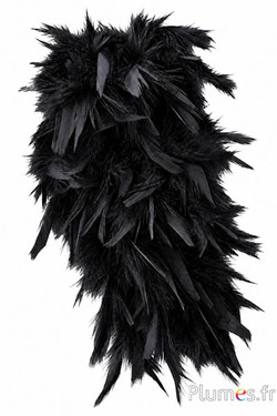 Coq mèche  - 10 cm - noir